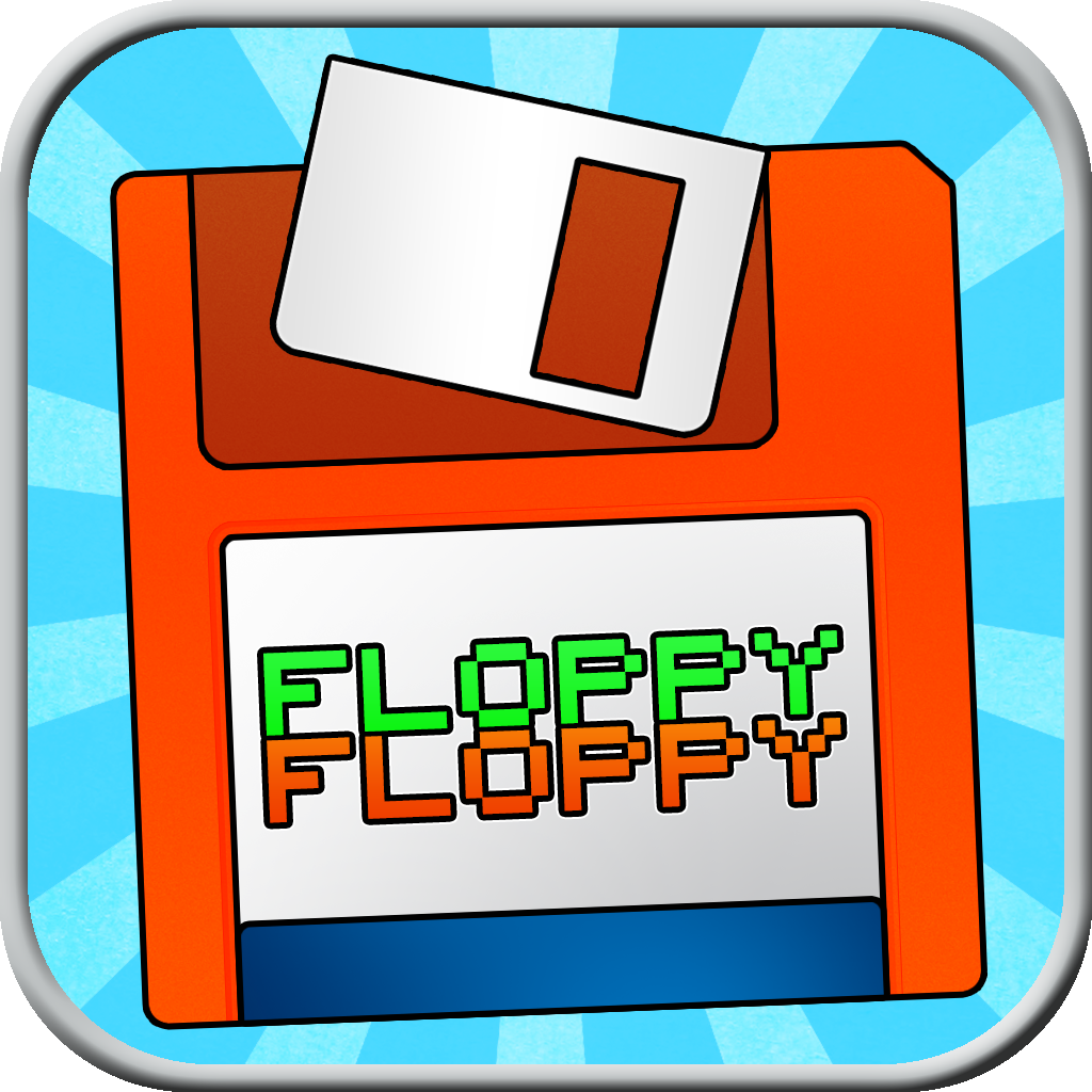 A Floppy Floppy Flying Disk in The Land of 8 Bit Retro Game by Mauricio